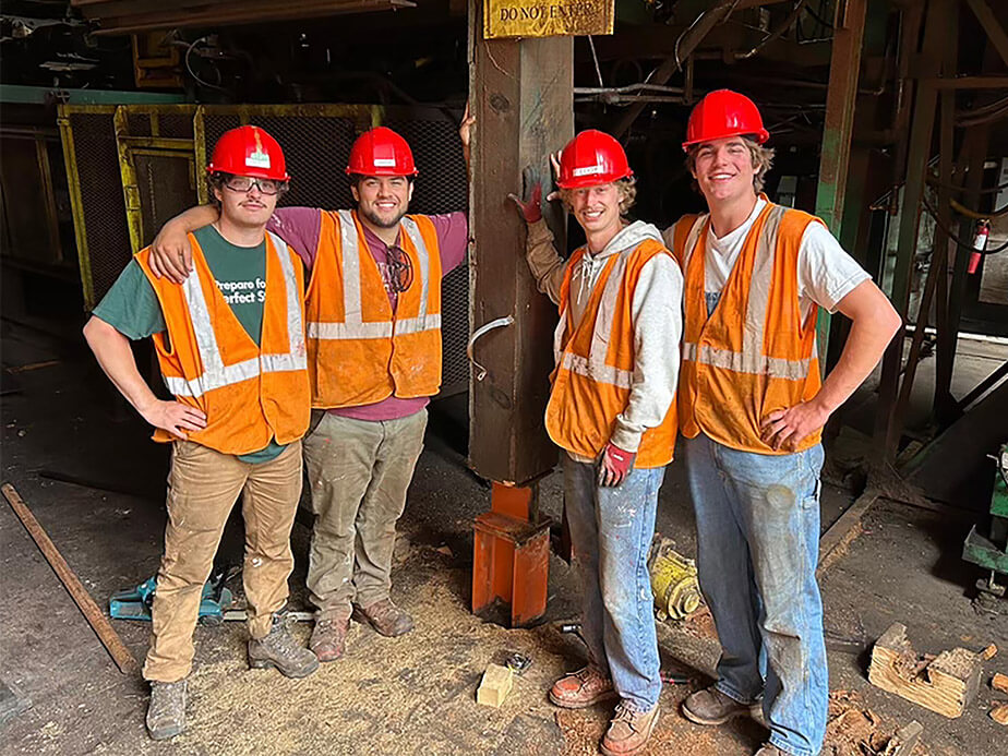 Redwood lumber mill