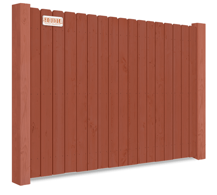 Features of redwood fence boards