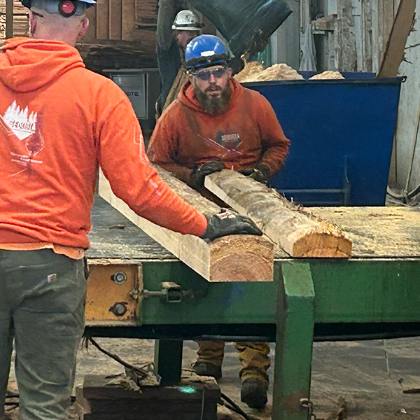 Redwood lumber boards for contractors