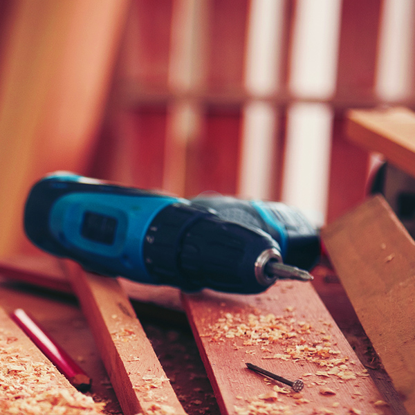 Redwood lumber boards for deck contractors
